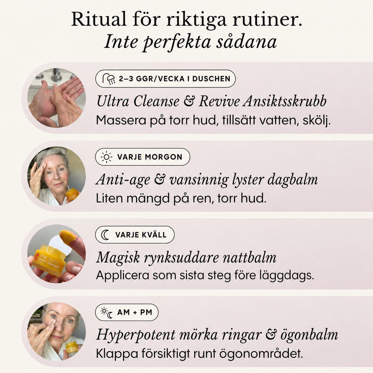 Det kompletta systemet för mogen kvinnohud